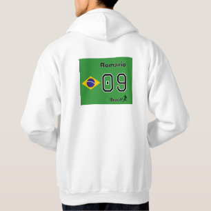 Moletom Nome Personalizado da Bandeira da Seleção Brasil d