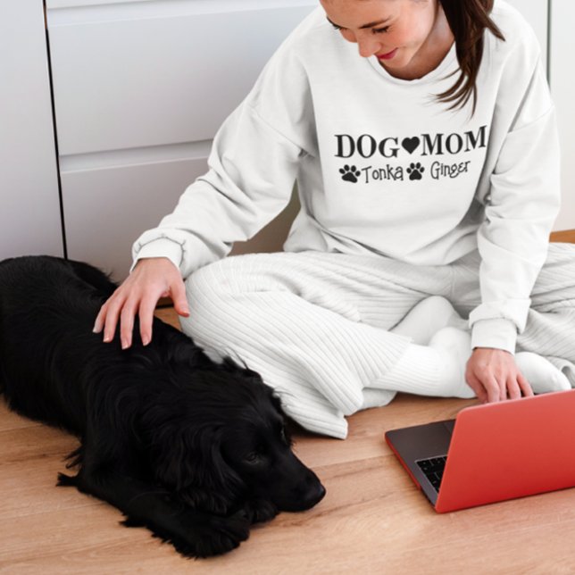 Moletom Nome personalizado de cão Cachorro mãe mama (Criador carregado)