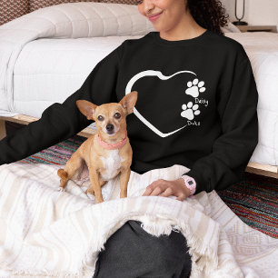 Moletom Nome personalizado de cão personalizado Cachorro M