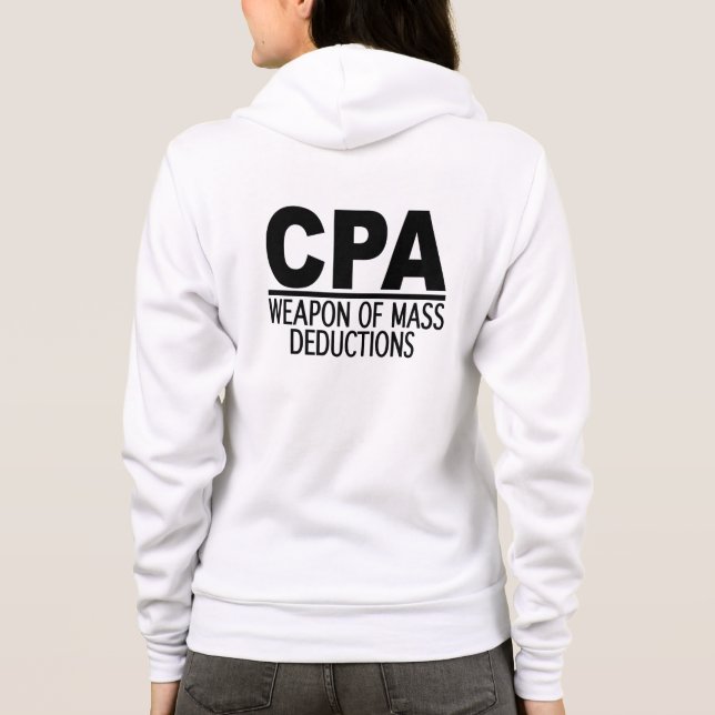 Moletom Nome personalizado de CPA (Verso)