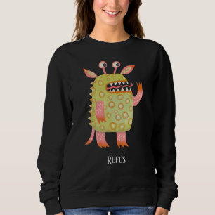 Moletom Nome Personalizado do Rufus Monster