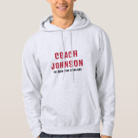 Nome Personalizado Do Treinador De Basquete E Hood