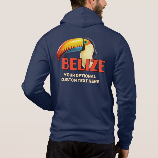 Moletom Nome Personalizado e Texto BELIZE Toco (Verso)