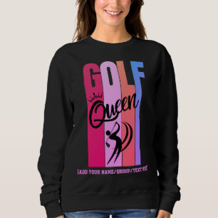 Moletom Nome personalizado GOLF QUEEN feminino