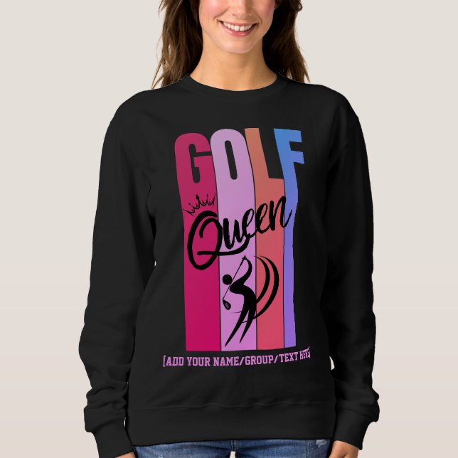 Moletom Nome personalizado GOLF QUEEN feminino (Frente)
