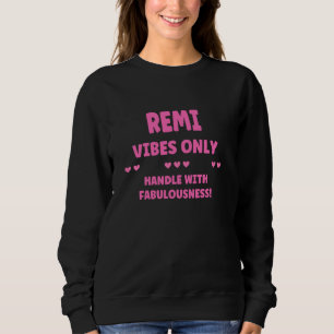 Moletom Nome Personalizado REMI Nome Funny Cute Nome Perso