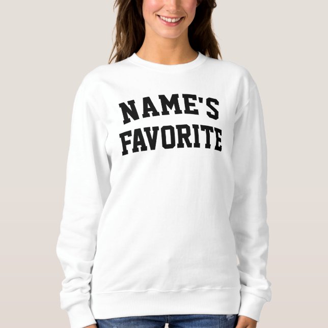 Moletom Nome Personalizado Texto Favorito Presente de Aniv (Frente)