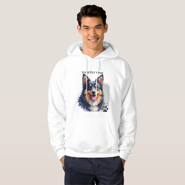 Moletom Nome Simples Moderno de Pet & Design Personalizado (Frente Completa)