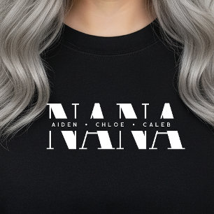 Moletom Nomes de Crianças Personalizados NANA, Presente de