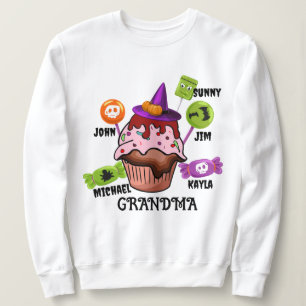 Moletom Nomes de Crianças Personalizáveis Vovó de Doces de