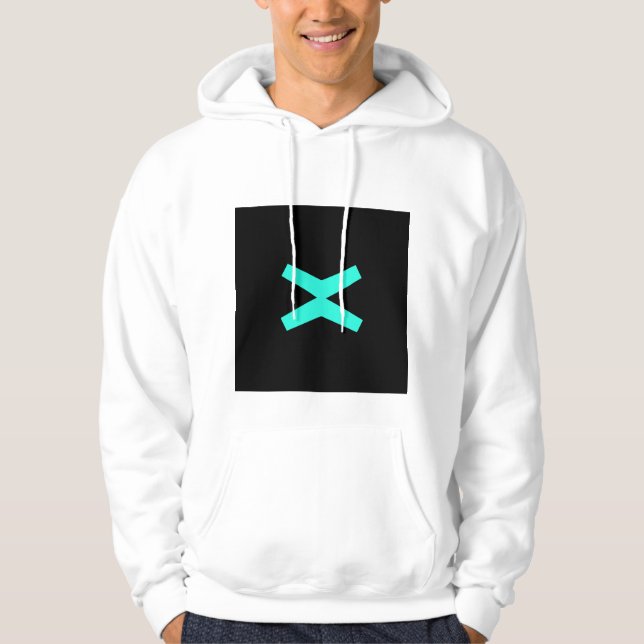 Moletom Nomes de Hoodie Negro Simples (Frente)