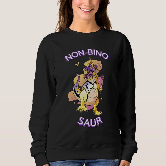 Moletom Non Binary Gender Non Binary Flag 6 (Frente)