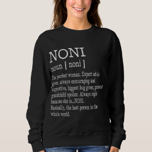 Moletom Noni Definition Avó Dia das Mães dá presentes às m