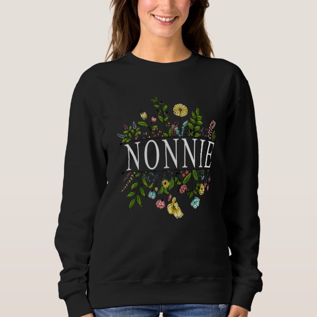 Moletom Nonnie Wildflower Garden Belo Flor (Frente)
