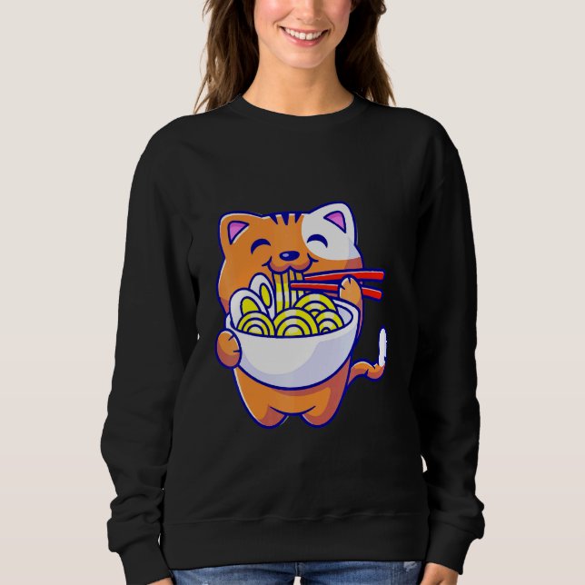 Moletom Noodles Comendo Gato (Frente)