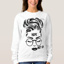 Moletom Nope Crewneck Sweater