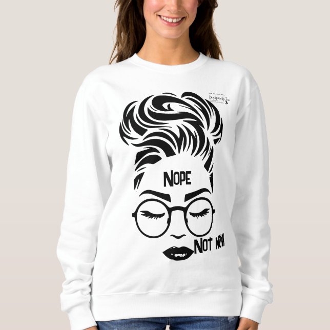 Moletom Nope Crewneck Sweater (Frente)