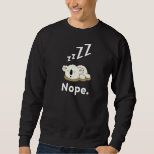 Moletom Nope Koala Koalas Dorme Dormindo Dormindo Pajama N