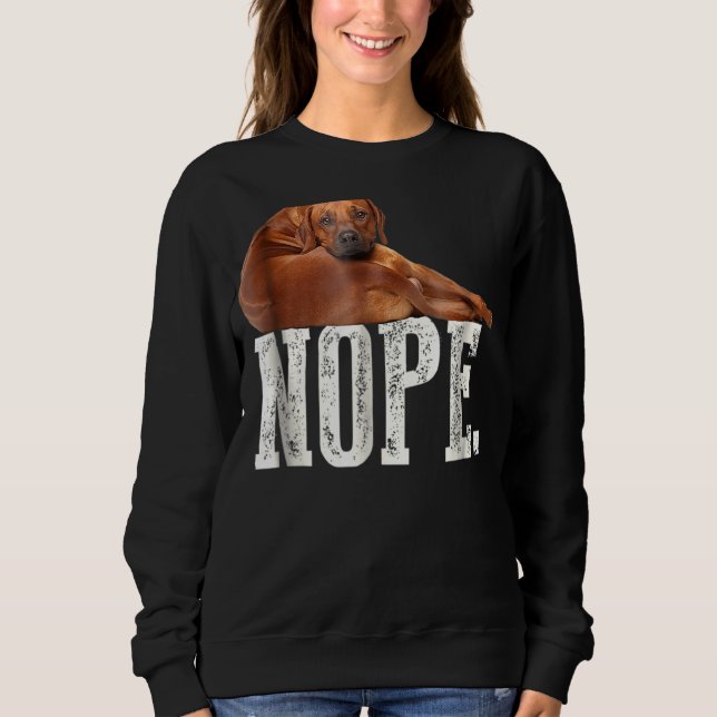 Moletom Nope Ridgeback Ridgeback Dog Lover Tee (Frente)