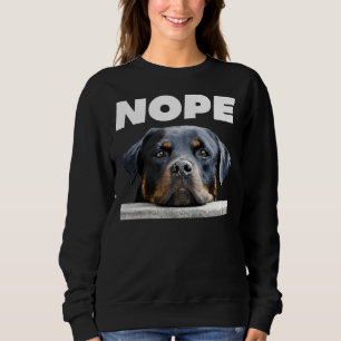Moletom Nope Rottweiler Cute Rottie Dog Mãe Pai