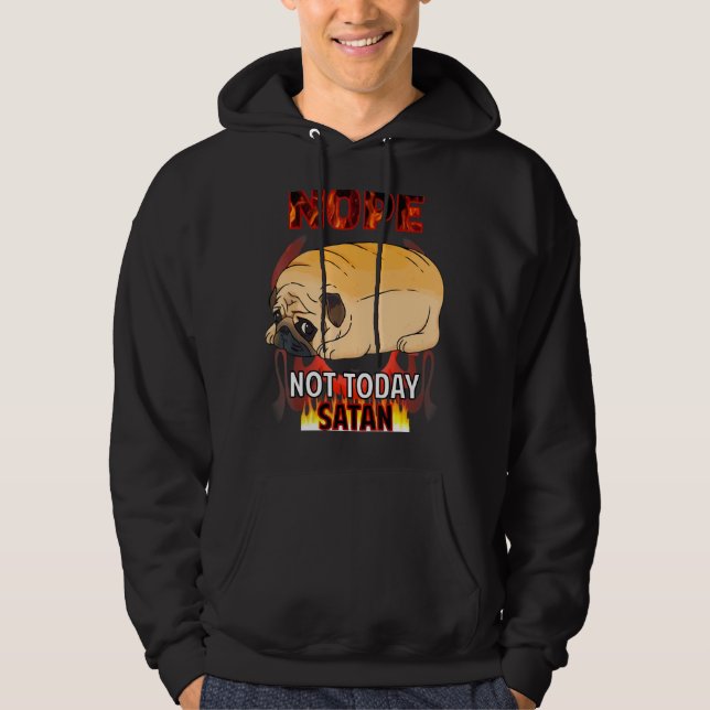 Moletom Nope Satã Pug (Frente)