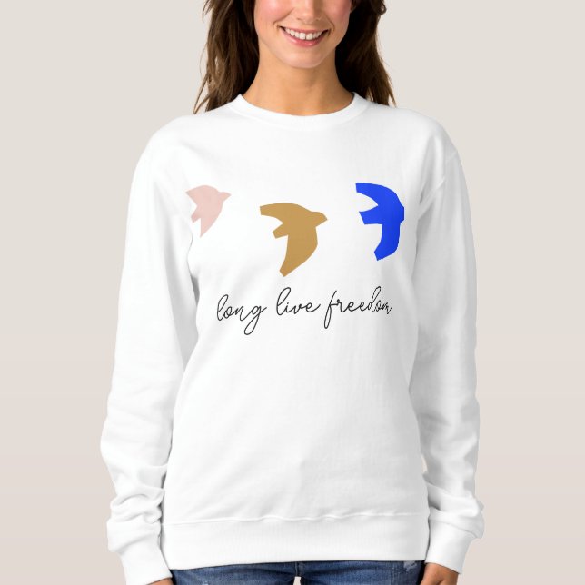 Moletom Nordic Birds Sweatshirt (Frente)