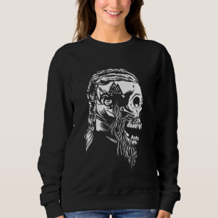 Moletom Nórdico Warrior Skull Berserker Viking