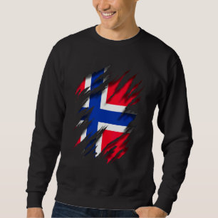Moletom Norge Noreg - Bandeira norueguesa, Noruega