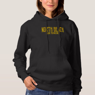 Moletom North Beach San Francisco Vintage Texto Amber Impr