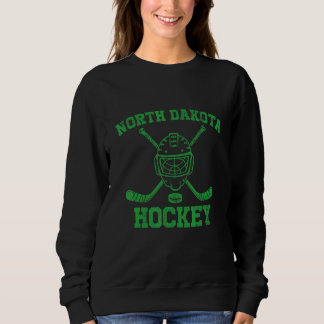 Moletom North Dakota Hockey Retro Ice Hockey Player Sport