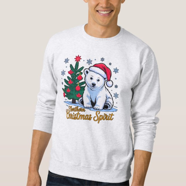 Moletom Northern Christmas Spirit & Canadian Christmas (Frente)