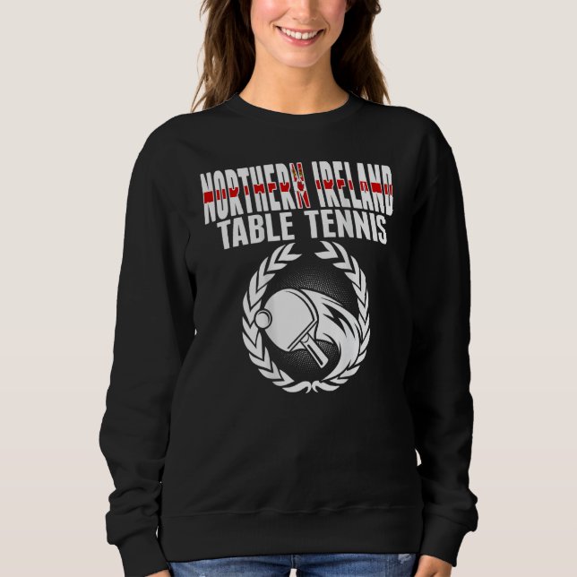 Moletom Northern Ireland Table Tennis Fans Northern Irish  (Frente)