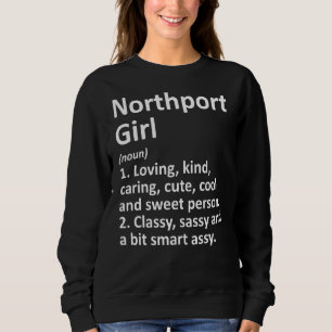 Moletom Northport Girl Ny New York Funny City Home Roots