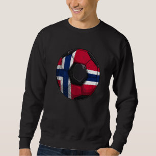 Moletom Noruega Futebol Bandeira da Noruega Meninos Norueg