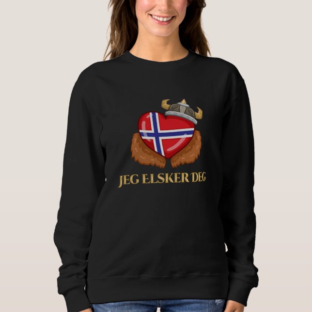 Moletom Noruega Heart Norway (Frente)