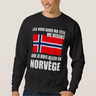 Moletom Noruega Proverb Bandeira Norueguesa