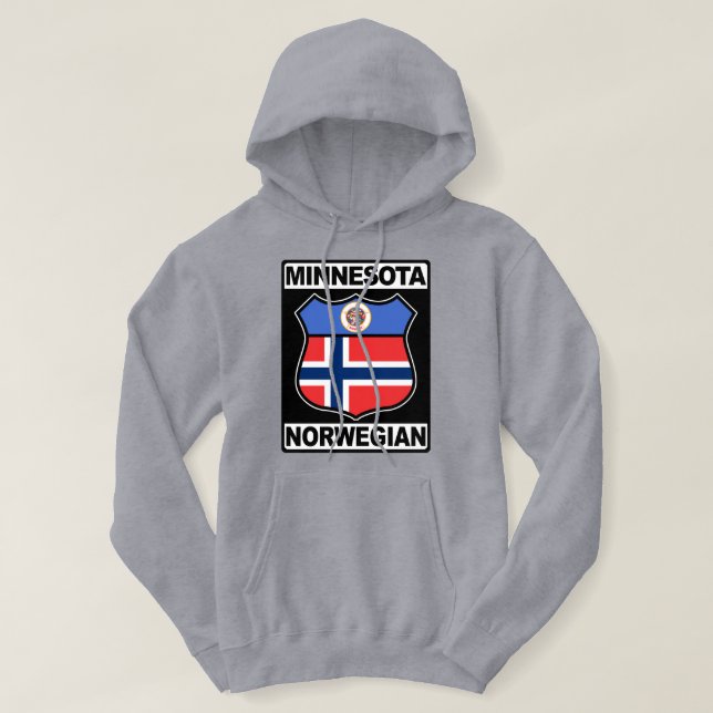 Moletom Norueguês Minesotan Americano (Frente do Design)