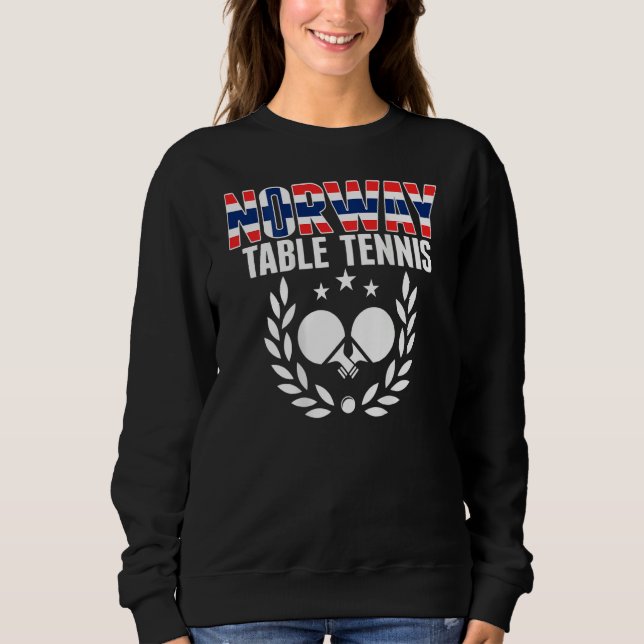 Moletom Norway Ping Pong     Norwegian Table Tennis Suppor (Frente)