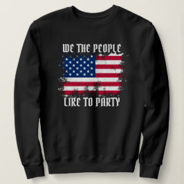 Moletom Nós, as pessoas Engraçadas, afogamos a bandeira do