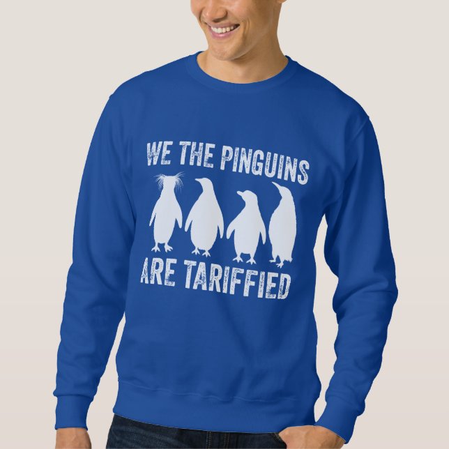 Moletom Nós os Pinguins Somos Tarifados - Tarifas de Pingu (Frente)