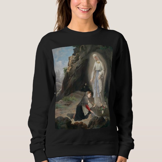 Moletom Nossa Senhora de Lourdes Rua Bernadette Immaculou  (Frente)
