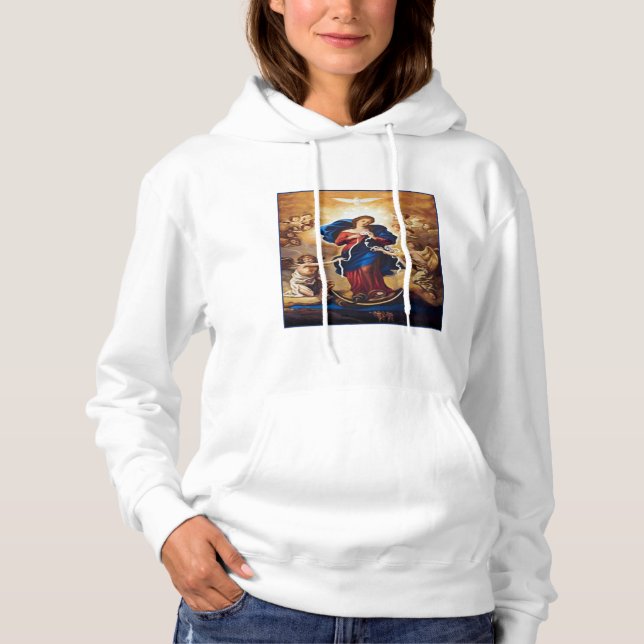 Moletom Nossa Senhora Undoer of Knots (Frente)