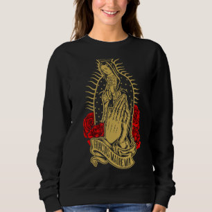 Moletom Nossa Senhora Virgen De Guadalupe Virgin Mary Grac
