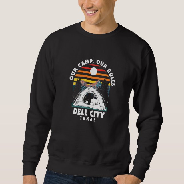 Moletom Nosso acampamento Nossa Regras A Cidade Da Dell Ac (Frente)