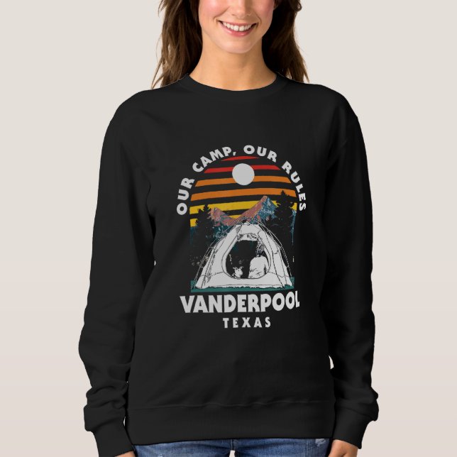 Moletom Nosso Campo Nossas Regras Vanderpool Acampando o T (Frente)