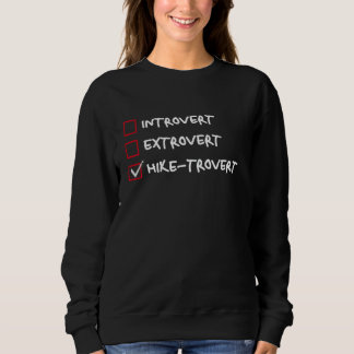 Moletom Not Introvert Hike-trovert Hiking Humor Outdoor Ca