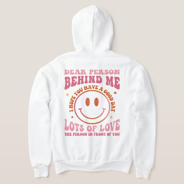 Moletom Notícias Retro Engraçadas, Caro Atrás de Mim Vinta (Postura das costas)