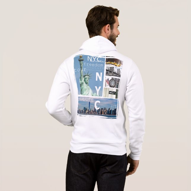 Moletom Nova Iorque Liberty Statue Ny Nyc Manhattan (Parte Traseira Completa)