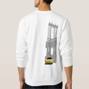 Moletom Nova Iorque Nyc Yellow Taxi Brooklyn Bridge Men