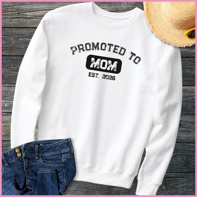 Moletom Nova Mamãe Preto e Branco 2026 (Criador carregado)